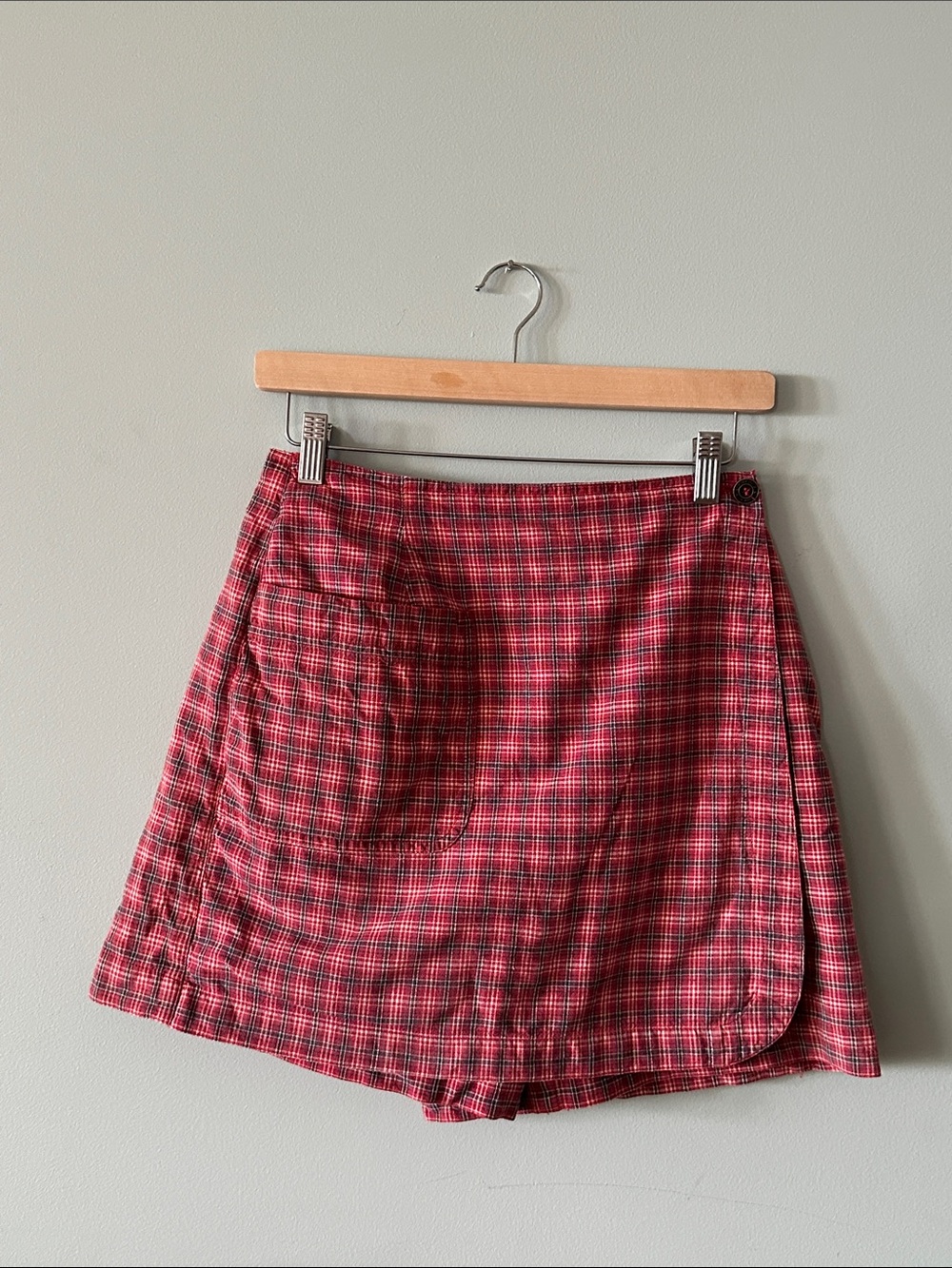 Vintage 90s Plaid Skort